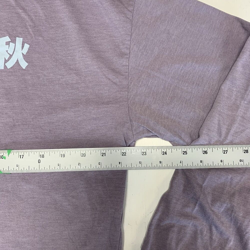 Urban Outfitters Kyoto Champions Plum Purple Crew Long Sleeve Size M - Picture 4 of 12